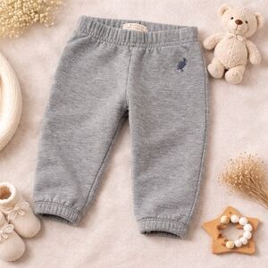 The Beaufort Bonnet Company Gray Cozy Jogger Pants 18–24M | Soft Fleece Lounge